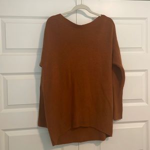 Orange anthropology sweater medium